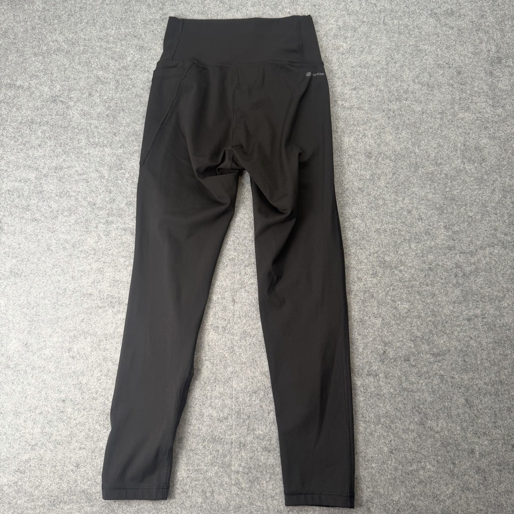Adidas Women's Aeroready Activewear, Pockets, High Waist Black Leggings Size S